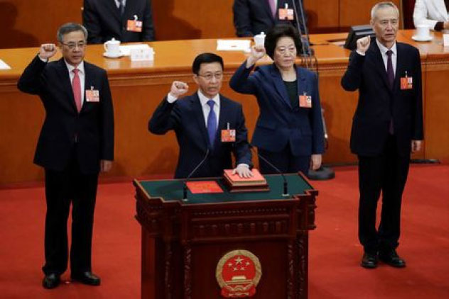 China Forms New Economic Team  as President Xi Kicks off Second Term